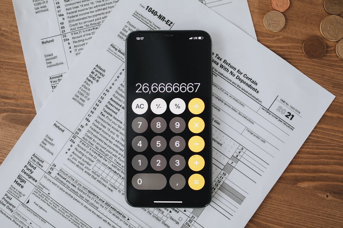 US and Canadian tax documents for cross-border tax preparation services